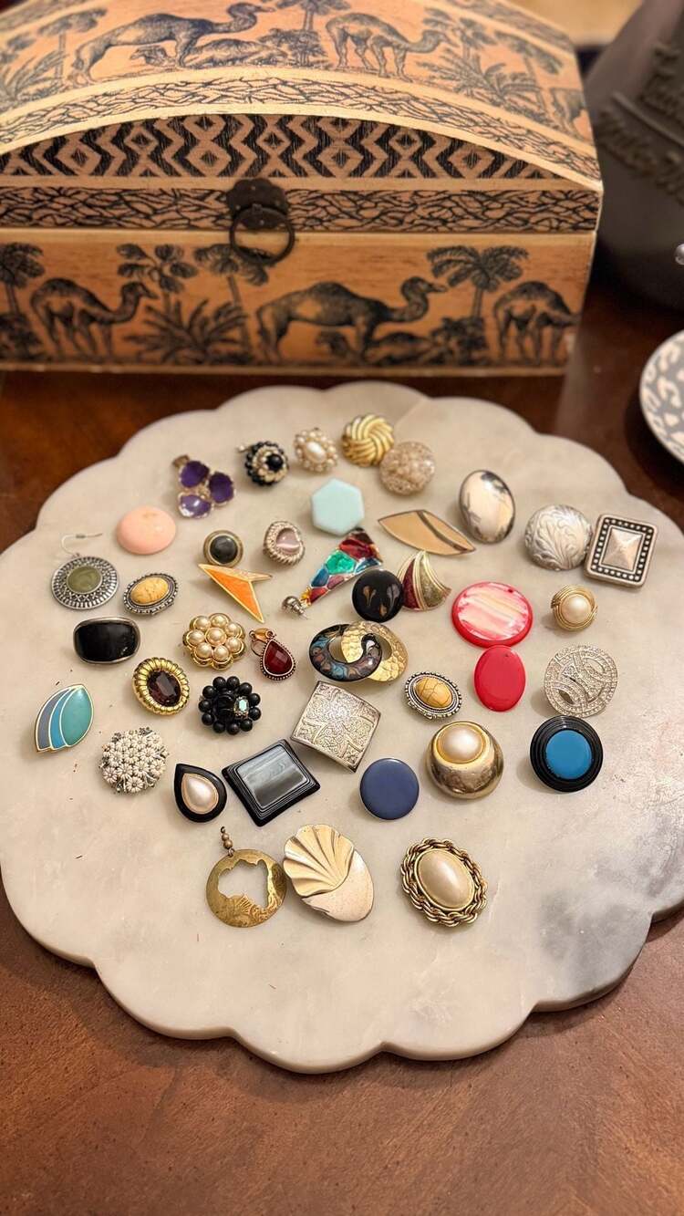 Vintage Single Earrings Lot/Craft